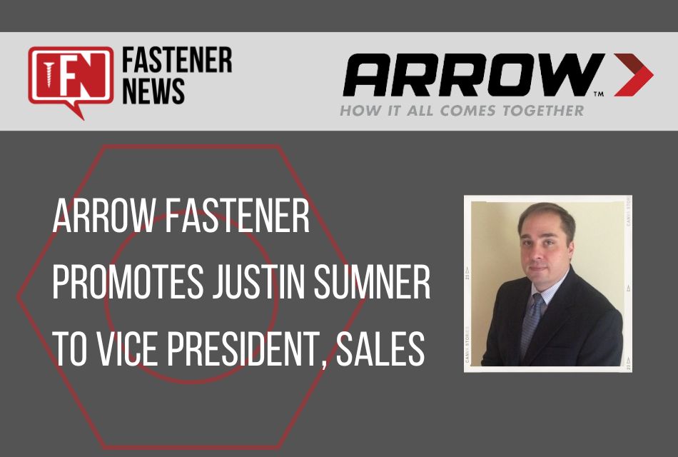 arrow-fastener-promotes-justin-sumner-to-vice-president,-sales