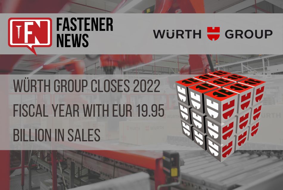 wurth-group-closes-2022-fiscal-year-with-eur-19.95-billion-in-sales