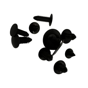 9mm Hole Size  19.5mm Stem Black Nylon Trim Panel Ret