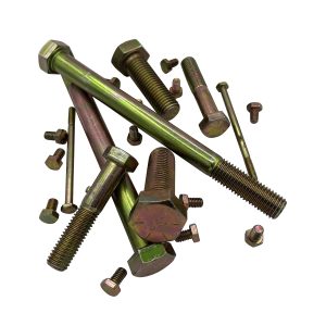 5/16"-18x4-1/2",(PT) HEX CAP SCREW, GRADE 8 UNC, ZINC-YELLOW BAKE CR+6, - Image 1