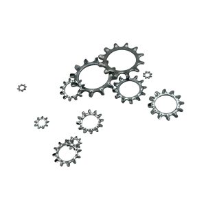 3/8"-16 LOCKNUTS EXTERNAL TOOTH KEPS ZINC CR+3